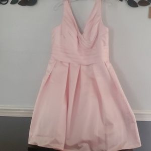 Pink Satin Dress